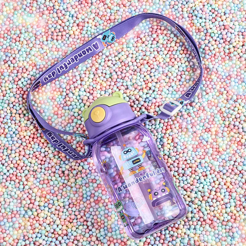 Gourde enfant avec paille