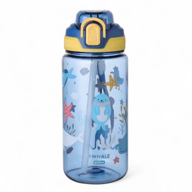 Gourde enfant dinosaure bleu