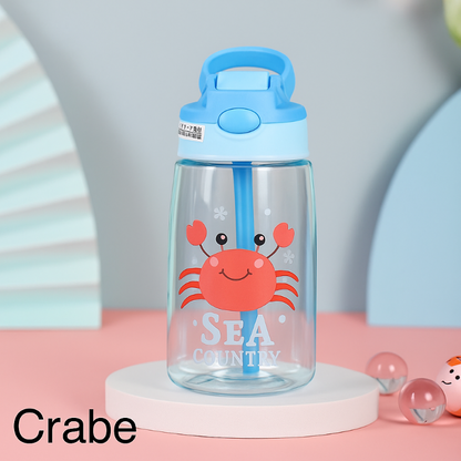 Gourde enfant avec paille crabe