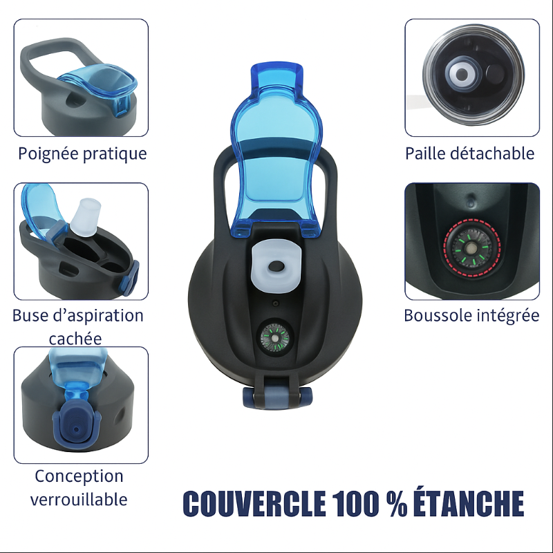 Gourde filtrante portable