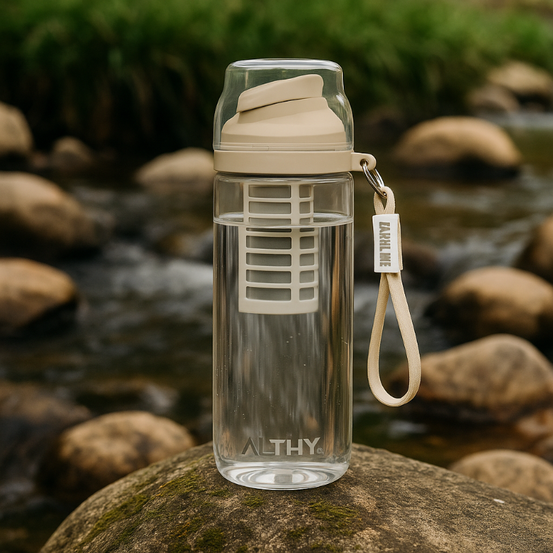 Gourde filtrante montagne